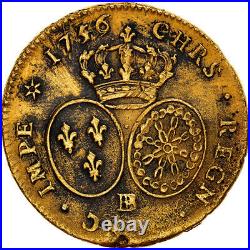 #908351 Coin, France, Louis XV, Double louis d'or au bandeau, 2 Louis D'or, 17