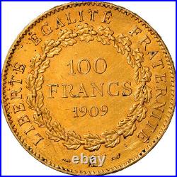 #970913 Coin, France, Génie, 100 Francs, 1909, Paris, Gold, KM858