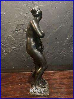 Antique Bronze Sculpture Venus Dauphin Keller Statue France Rare Old XVIII