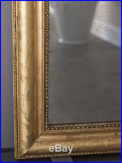 Antique French Louis Philippe Gold Mirror France circa 1885