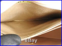 Auth CHANEL Matelasse 25 Single Flap Chain Shoulder Bag Lambskin Beige Gold 0567
