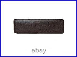 Auth Chanel Vintage Caviar 12 Classic Brown Jumbo Single Flap Bag 24k Gold HW