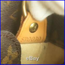 Auth LOUIS VUITTON LUCO Shoulder Bag Tote Bag Purse Monogram M51155 Brown