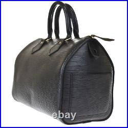 Auth LOUIS VUITTON Speedy 25 Hand Bag Epi Leather Black France M59032 88MH100