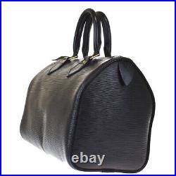 Auth LOUIS VUITTON Speedy 25 Hand Bag Epi Leather Black France M59032 88MH100