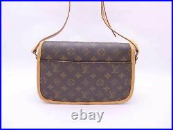 Auth Louis Vuitton Monogram Sologne Crossbody Shoulder Bag Brown/Gold e45848a