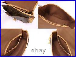 Auth Louis Vuitton Monogram Sologne Crossbody Shoulder Bag Brown/Gold e45848a