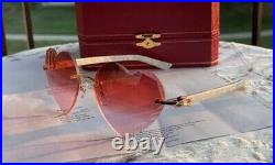 Authentic C Décor Cartier Sunglasses CT0056O Custom Heart