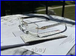 Authentic Cartier C Decor Sunglasses Mixed Buffalo Horn Gold Buffs CT0046S 004