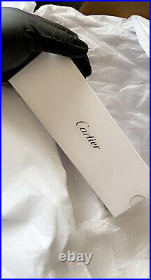 Authentic Cartier C Decor Sunglasses White Buffalo Horn 18k Gold Buffs CT0049O