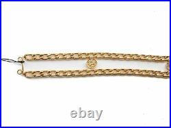 Authentic Chanel Rare Vintage'97a Gold-tone Coin Belt