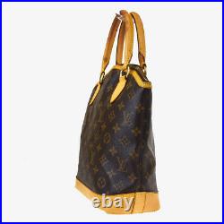 Authentic LOUIS VUITTON Lockit Hand Bag Monogram Leather Brown M40102 72MF589