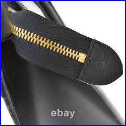 Authentic LOUIS VUITTON Riviera Hand Bag Epi Leather Black Gold M48182 62MI368