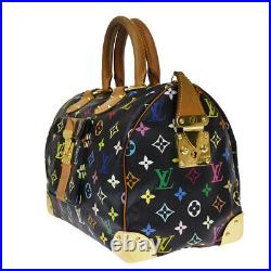 Authentic LOUIS VUITTON Speedy 30 Hand Bag Monogram Multi Black M92642 40MI382