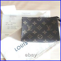 Authentic LOUIS VUITTON Toiletry Pouch 15 Monogram M47546 FREE SHIPPING