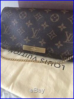 Authentic Louis Vuitton Favorite PM Monogram Crossbody Bag