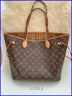 Authentic Louis Vuitton Neverfull MM Women's Tote Bag M40995