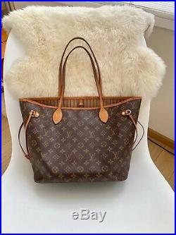 Authentic Louis Vuitton Neverfull MM Women's Tote Bag M40995