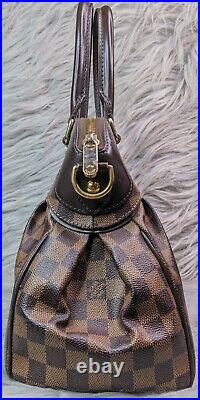 Authentic Louis Vuitton Trevi PM Damier Ebene Two Way Bag with Dust Bag