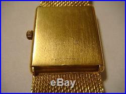 Bueche Girod Solid 18k Yellow Gold Wrist Watch France! Vintage