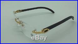 CARTIER Brown and Gold Frames 61399811 53-18-140 Made in France
