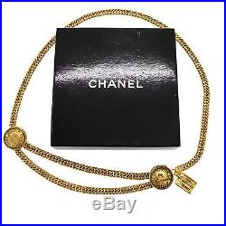 CHANEL 31 Rue Cambon Gold-Plated Chain Waist Belt Vintage France Auth #KK279 I