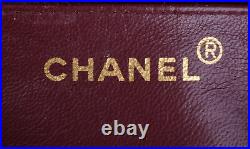 CHANEL Black Brown Leather Mini Classic Flap 24K Gold CC Crossbody Bag