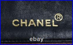 CHANEL Black Leather Rectangular Mini Classic Flap 24K Gold CC Shoulder Bag