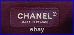 CHANEL Blue Quilted Leather Mini Flap Gold CC Crossbody Bag Purse