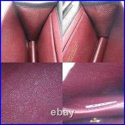 CHANEL Matelasse Chain Shoulder Bag Black Leather Vintage Authentic #AC529 Y