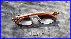 Carti Ye's C Décor Yayes Brown Lens Rosewood Cardis Buffs Buffalo Sunglasses