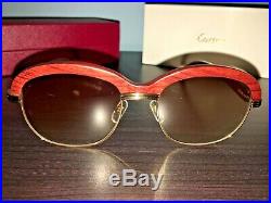 Cartier 1116679 Men's Gold & Brown Gradient Eyeglasses