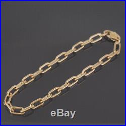 Cartier 18k Rose Gold Spartacus Link Chain Bracelet With Box