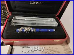 Cartier Dragon Prestige F. Pen Exceptional Panthere Relic, New, Limited 888 Art