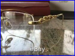 Cartier Gold Panther Glasses