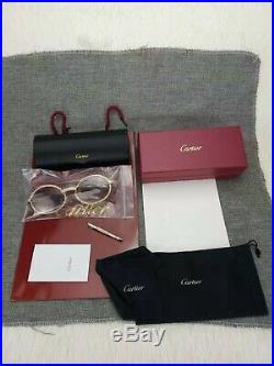 Cartier Gold Stoned Woods Sunglasses (Custom)