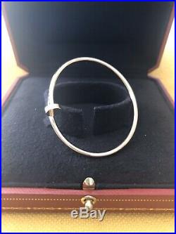 Cartier Juste Un Clou SM Bracelet 18K Pink Gold Size 15 Authentic