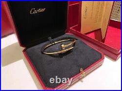 Cartier Juste un Clou Bracelet Pink Rose Gold 18k Size 18 Box Full Set B6048118