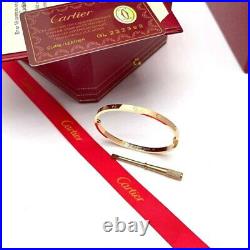 Cartier Love Bracelet 18K Yellow Gold Small 16 Size
