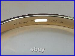 Cartier Love Bracelet Yellow Gold Size 17 New Screw System OVERNIGHT