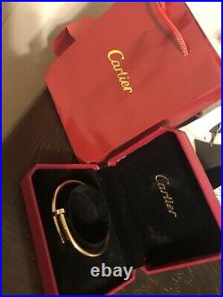 Cartier Love Nail Gold Bracelet