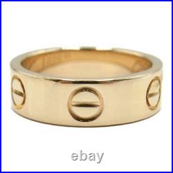 Cartier Love ring bague anello #9 18K 750 Pink Gold Used