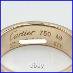 Cartier Love ring bague anello #9 18K 750 Pink Gold Used