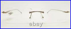 Cartier Lunettes Ct0070o 002 18k Gold Limited Eye Glasses 56-16-140 New W. Case