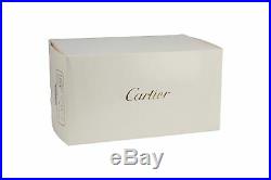 Cartier Oval Half Rim Pale Gold Eyeglasses T8100608 Frames Authentic France New