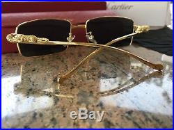 Cartier Panther Gold Sunglasses