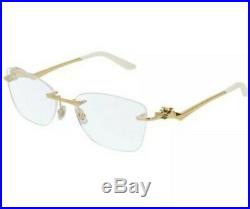 Cartier Panthere Eyeglasses Rimless 18k New Model CT 012000 002