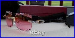 Cartier Smooth HoneyBerry Acrylic LMTD 2020 Horn Buffalo C Décor Sunglasses