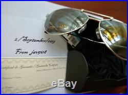Cartier Sunglasses Santos Dumont Aviator Pilot Worldmap Limited Gold Horizon