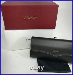 Cartier T8200889 Santos Dumont 61mm Gold Men's Rimmed Sunglasses